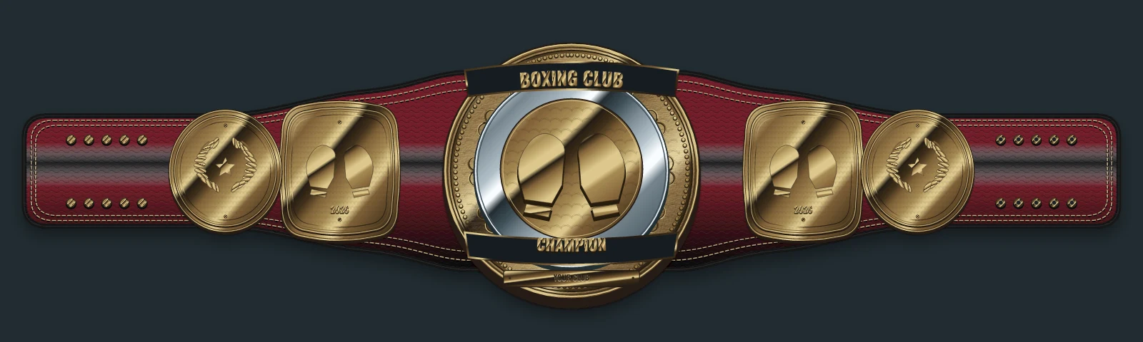 Boxing Club Title - illustrative design preset