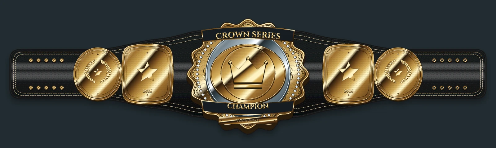 Crystal Crown Title - illustrative design preset