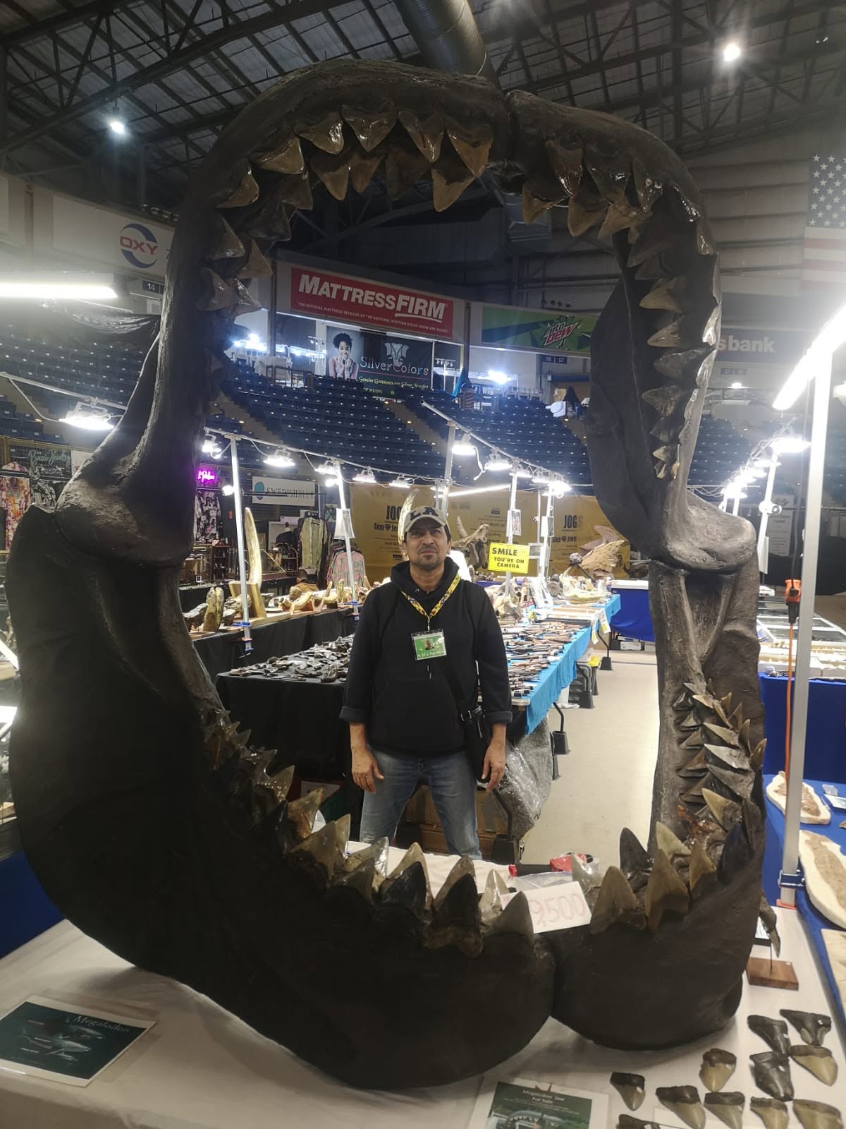 Founder at a US trade show