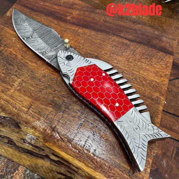 Fish folder &mdash; crimson