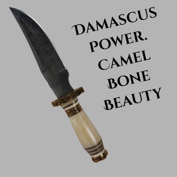 Camel bone handle hunter